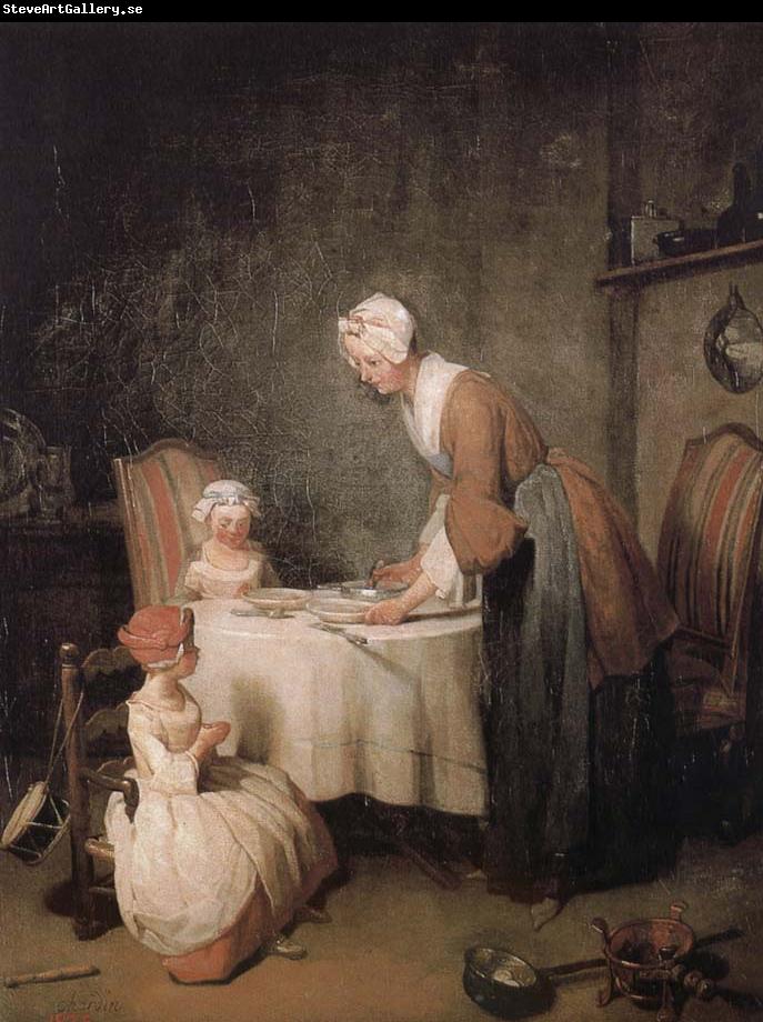 Jean Baptiste Simeon Chardin Fasting prayer